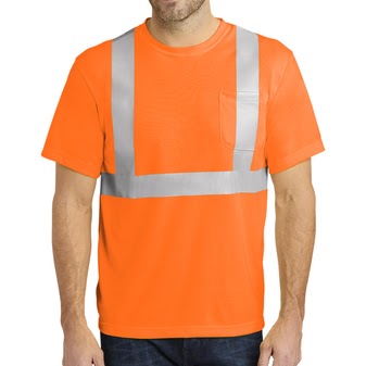 Orange Short Sleeve Safety T-Shirts
