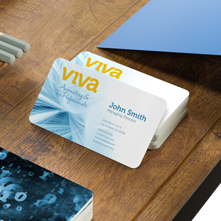 Rounded Edge Business Cards