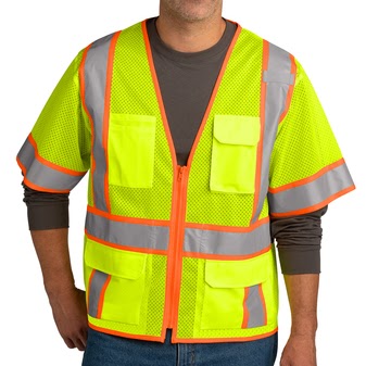 Yellow Mesh Safety Vests